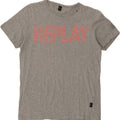 REPLAY Womens Graphic T-Shirt Top UK 16 Large Grey Vintage Replay and Second-Hand Replay from Messina Hembry 