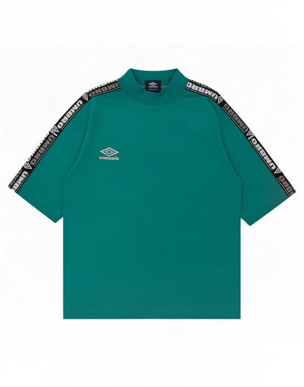 T-shirt grafica da donna Umbro Top UK 12 Colorblock verde medio