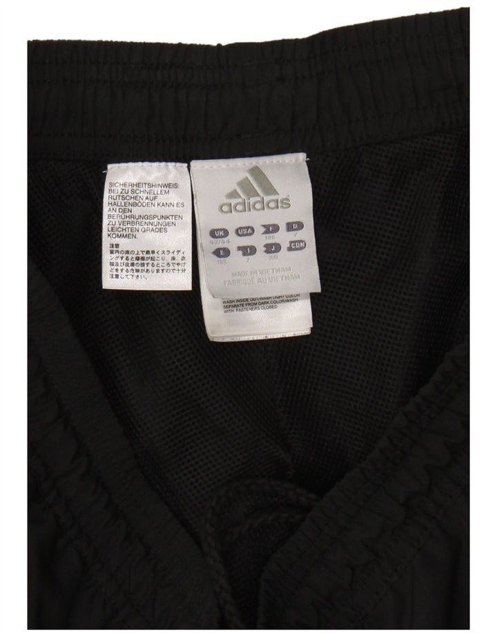 ADIDAS Mens Tracksuit Trousers Joggers Medium  Black Polyester