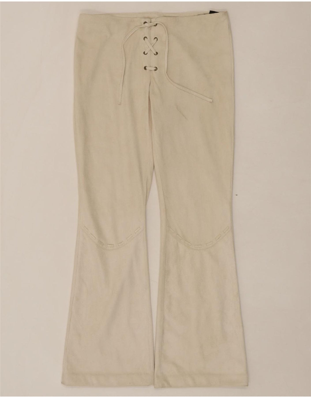 REDS Womens Bootcut Casual Trousers IT 46 Large W32 L31 Off White Vintage REDS and Second-Hand REDS from Messina Hembry 