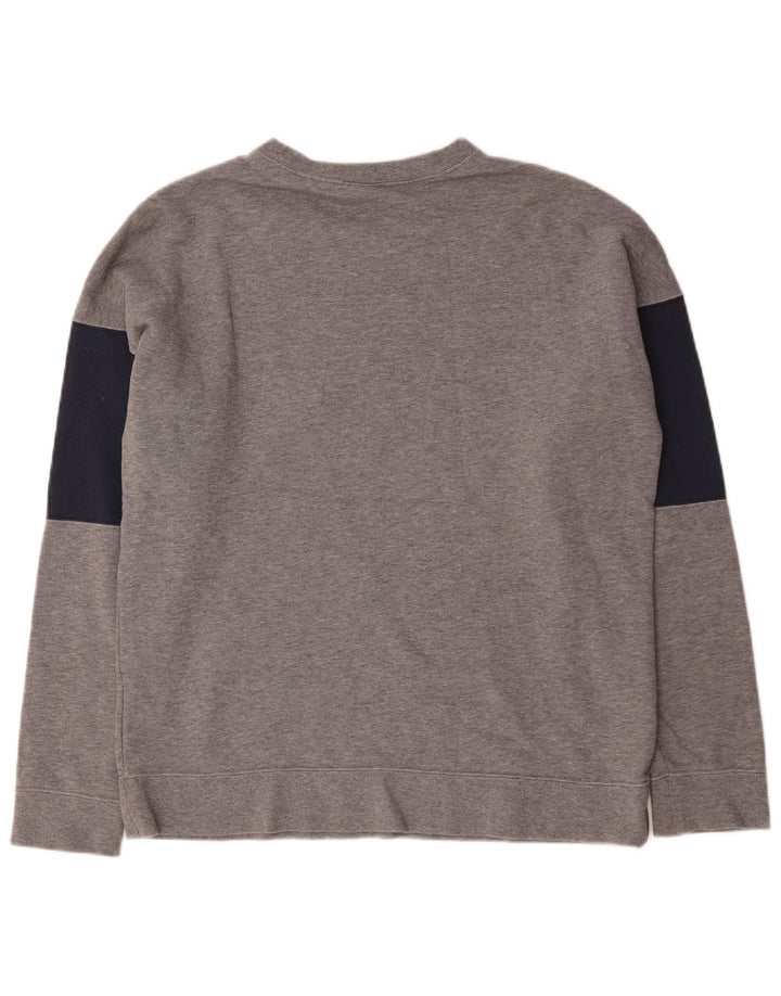 Nike Herre grafisk sweatshirt Jumper Medium Grå Colourblock Bomuld
