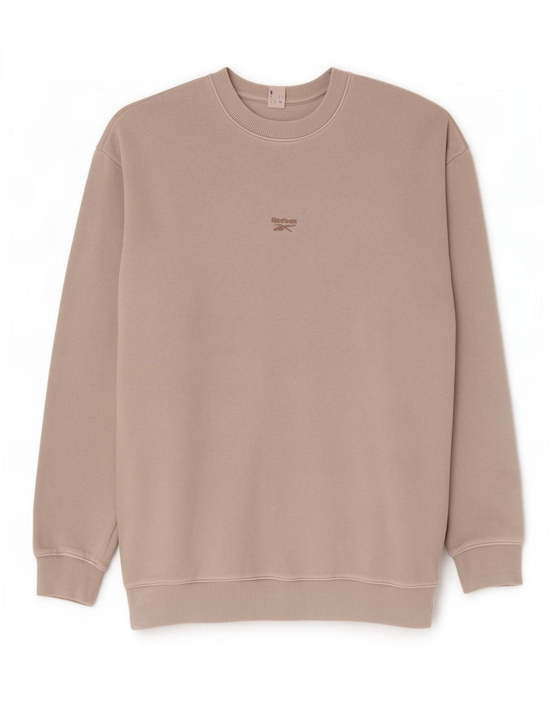 Reebok Herren-Sweatshirt mit lockerer Passform, Größe S, Grau, Baumwolle