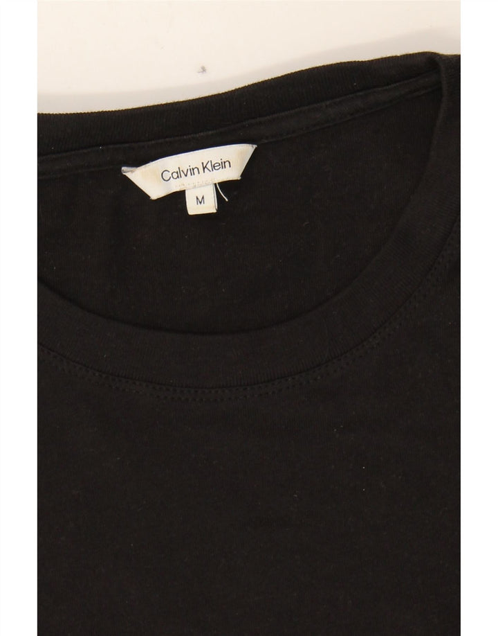 CALVIN KLEIN Mens T-Shirt Top Medium Black Cotton Logo Vintage Calvin Klein and Second-Hand Calvin Klein from Messina Hembry 