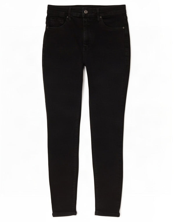 Topshop Pantaloni de jogging pentru femei Blugi skinny W28 L26 Bumbac negru