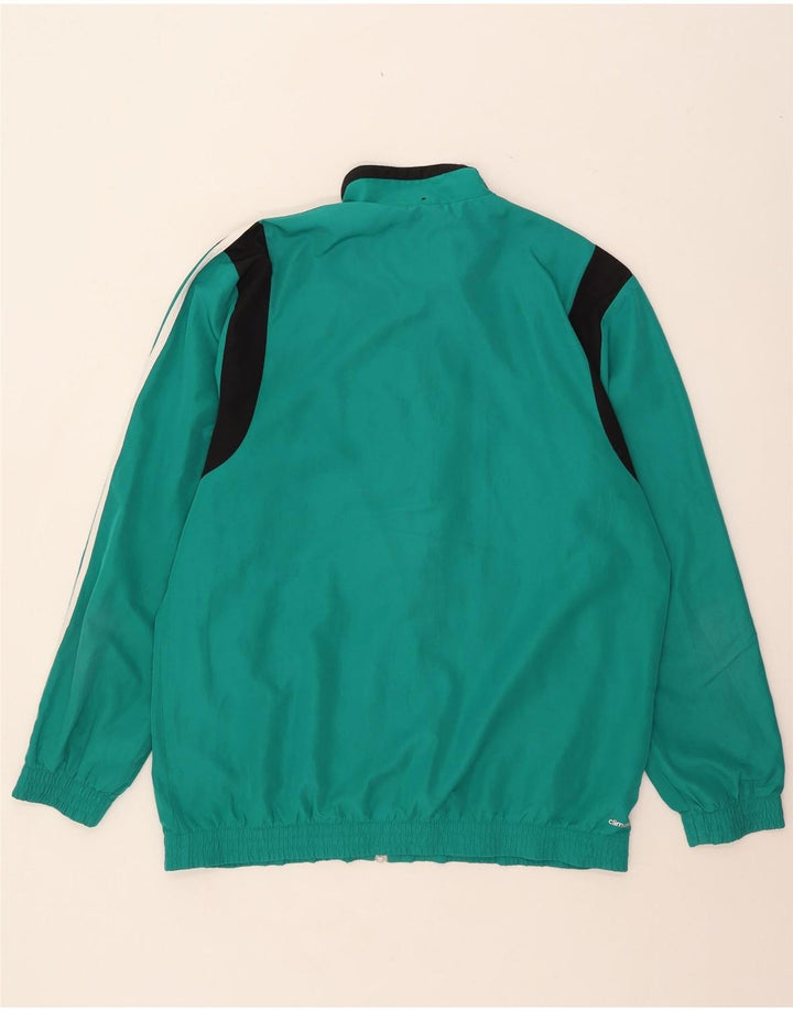 Adidas pentru bărbați Climalite Trening Top Jachetă mare turcoaz Colorblock