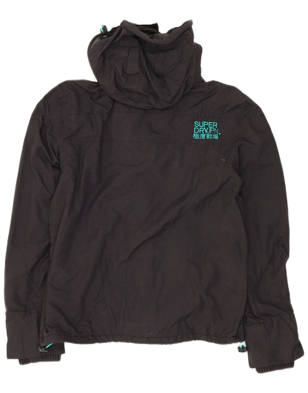 Jachetă Windbreaker pentru femei The Windcheater Graphic Superdry UK 18 XL Negru