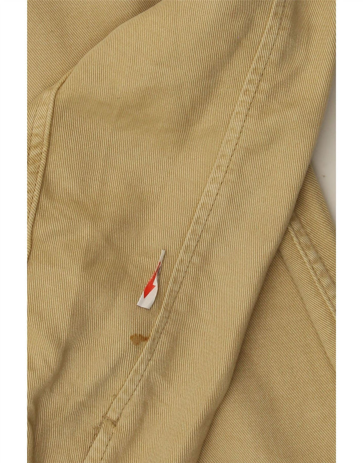 Zara Mens Utility Jacket UK 36 Small Beige Lyocell