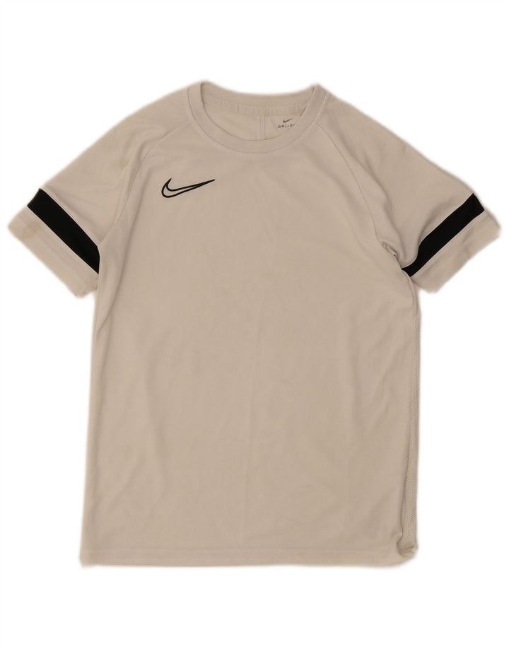 Μπλουζάκι Nike Boys Top 12-13 ετών μεγάλο λευκό πολυεστέρα