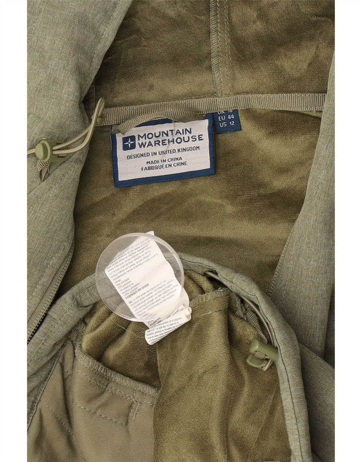 Mountain Warehouse Dame Hættevindjakke UK 16 Large Green