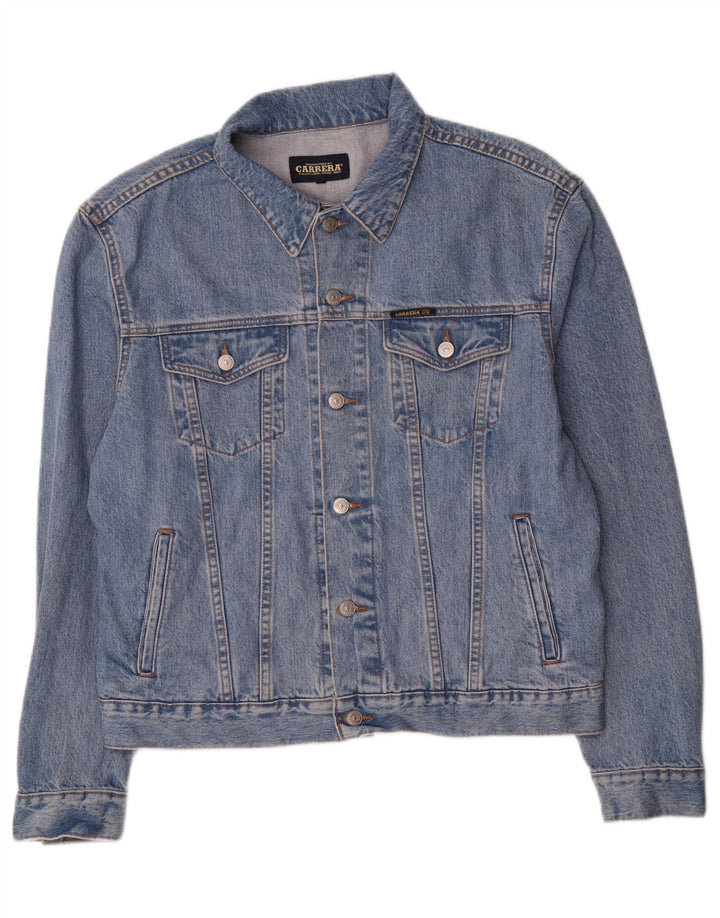 CARRERA Denimjakke til mænd UK 40 Stor Blå Bomuld
