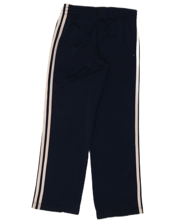 Calças de treino Adidas meninos 9-10 anos azul marinho poliéster