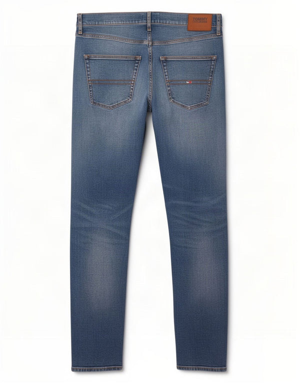 Tommy Hilfiger Mens Modern Tapered Jeans W33 L32 Blue Cotton