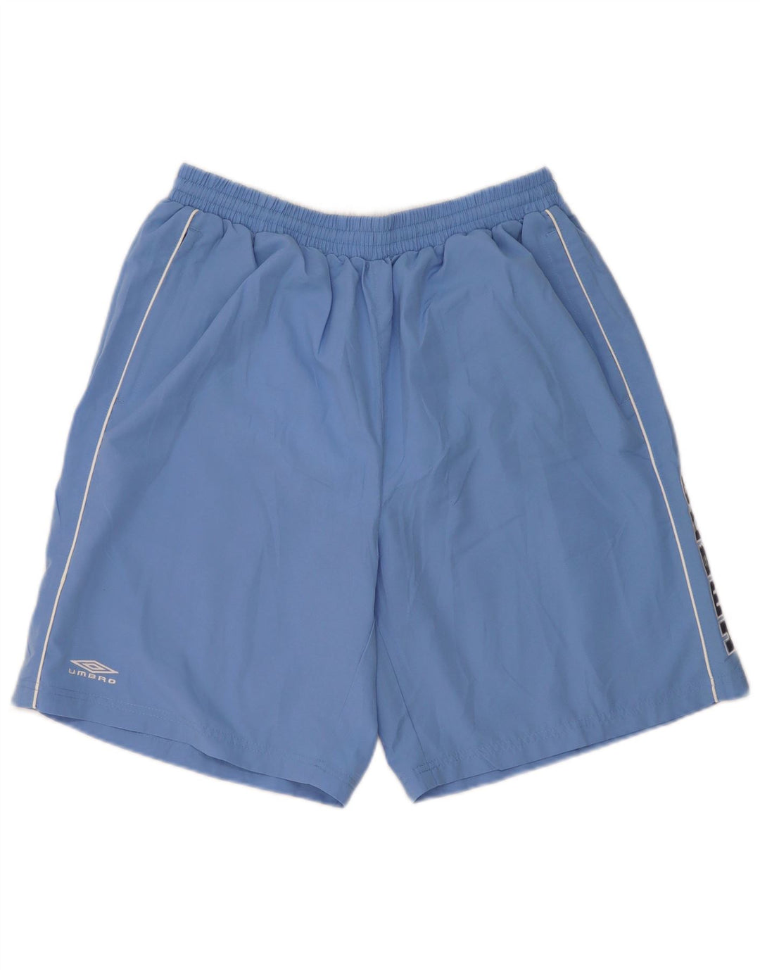 Umbro Mens Graphic Sport Shorts XL  Blue Polyester