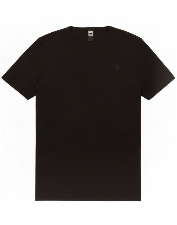 G-Star Herre T-Shirt Top Medium Sort Bomuld
