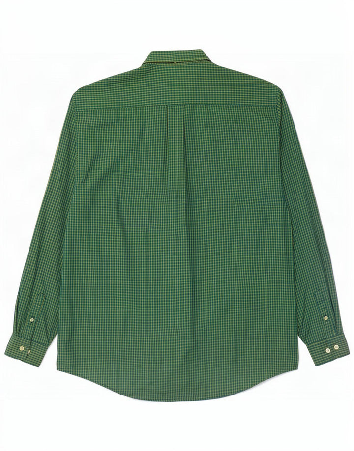 Camisa masculina Ben Sherman 4XL verde guingão