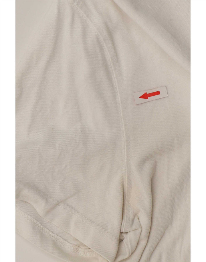 Camiseta Hugo Boss Hombre Top Medium Blanco Algodón