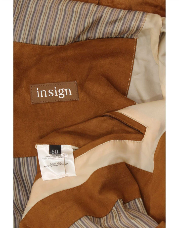 Chaqueta utilitaria vintage para hombre IT 50 Poliéster beige grande