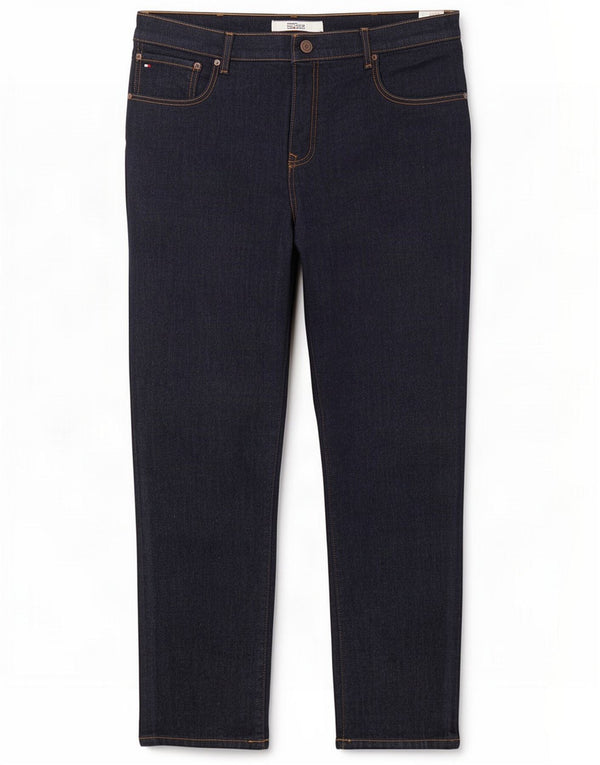 Tommy Hilfiger Mens Straight Jeans W38 L34 Navy Blue Cotton