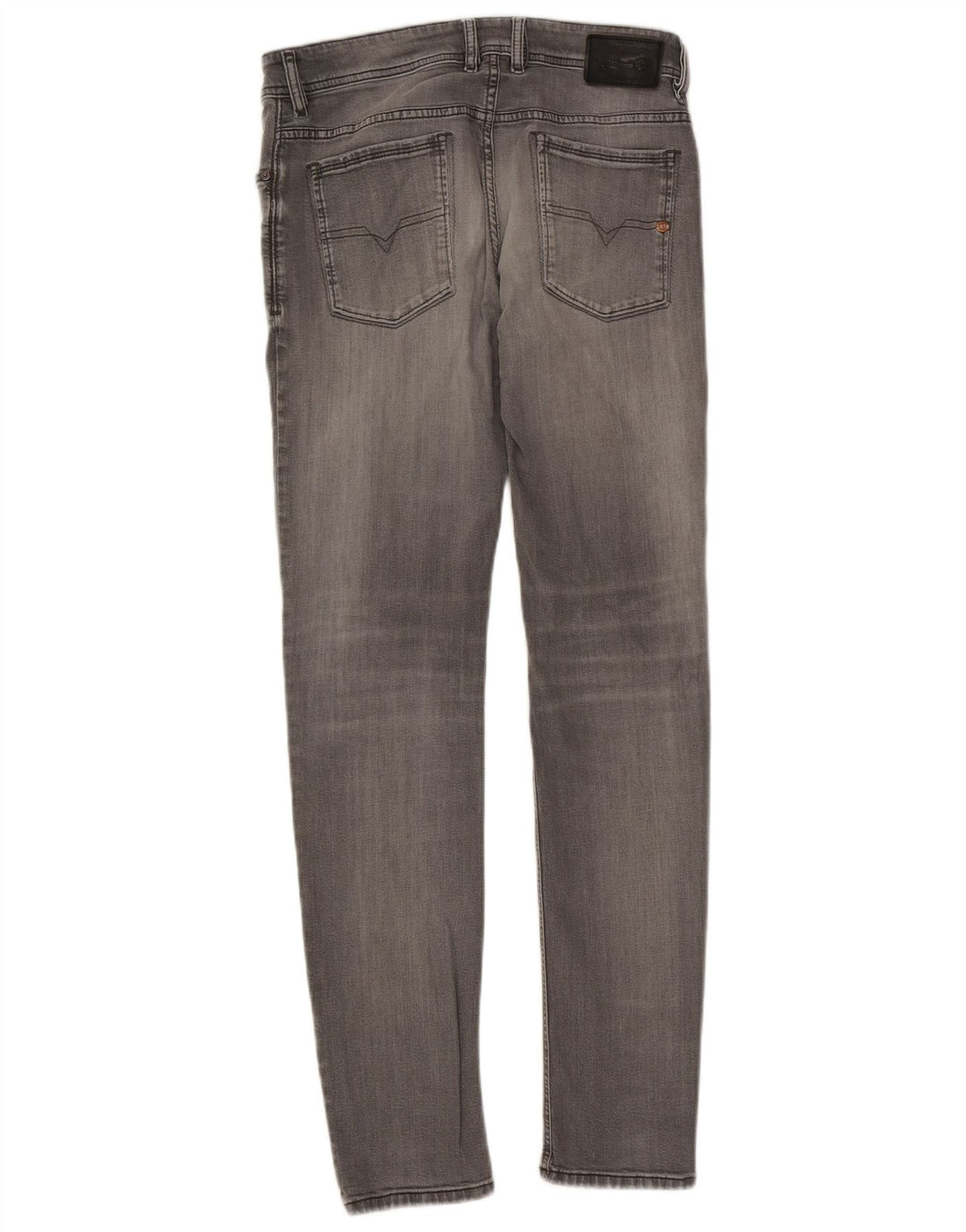 Diesel Mens Sleenker Slim Jeans W32 L32 Grey Cotton