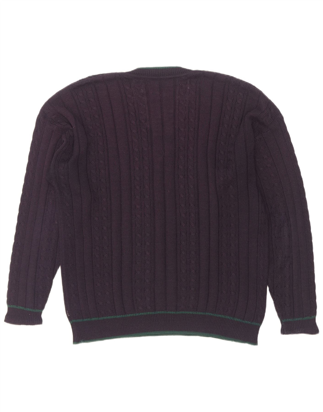 Bluster Herren-Pullover mit V-Ausschnitt, Größe L, Marineblau