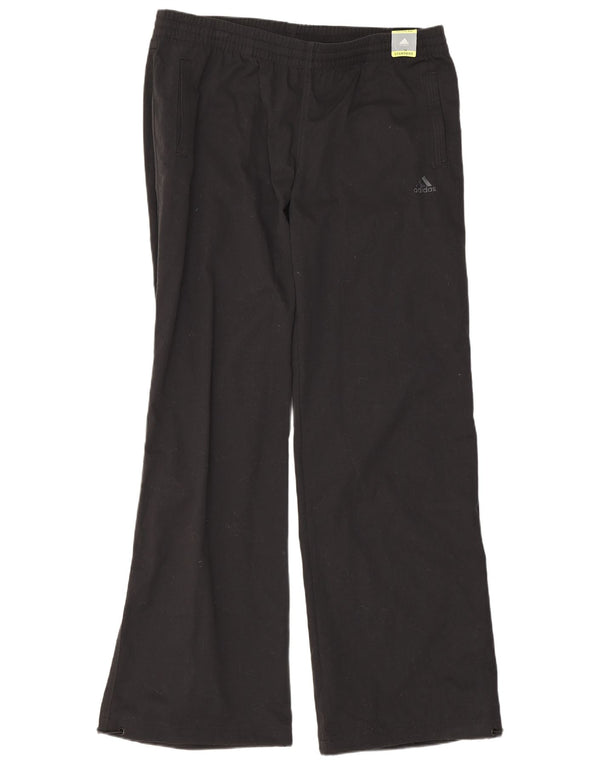 Adidas Womens Climalite Regular Bootcut Trousers UK 16 Large W34 L31 Black