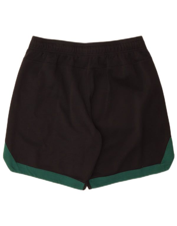 Adidas Short de sport graphique pour homme en coton color block Noir Taille L