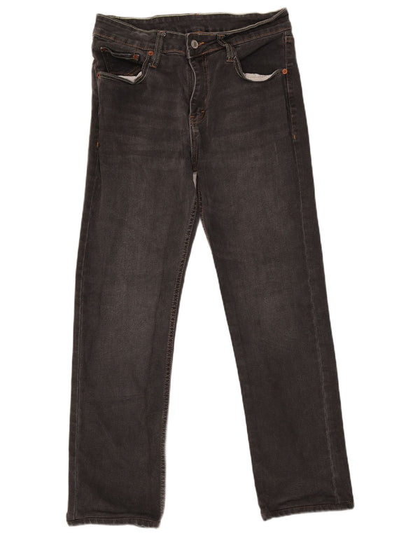 Мужские узкие прямые джинсы Levi's W32 L28, серый хлопок