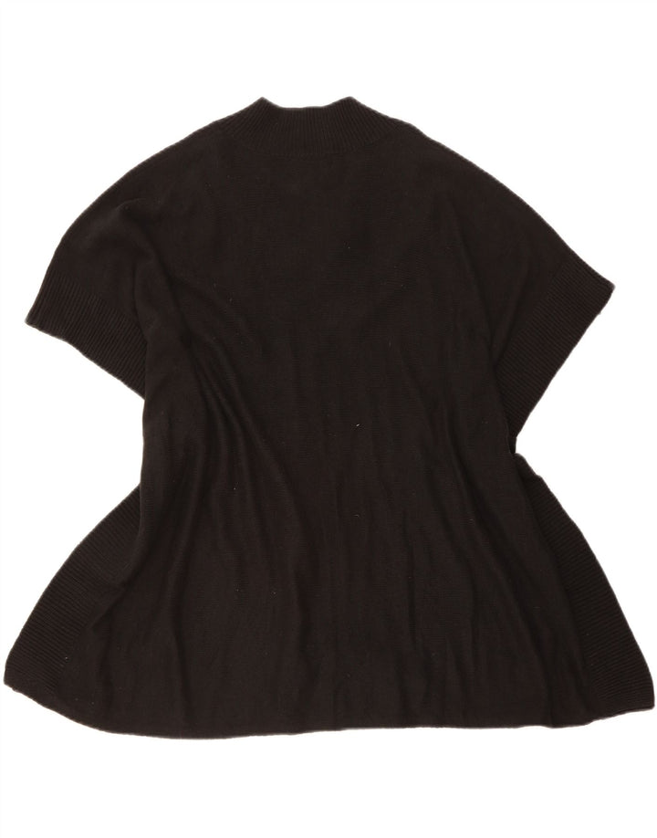 MOSSIMO Womens Oversized Poncho Jumper UK 14 Medium Black Vintage Mossimo and Second-Hand Mossimo from Messina Hembry 