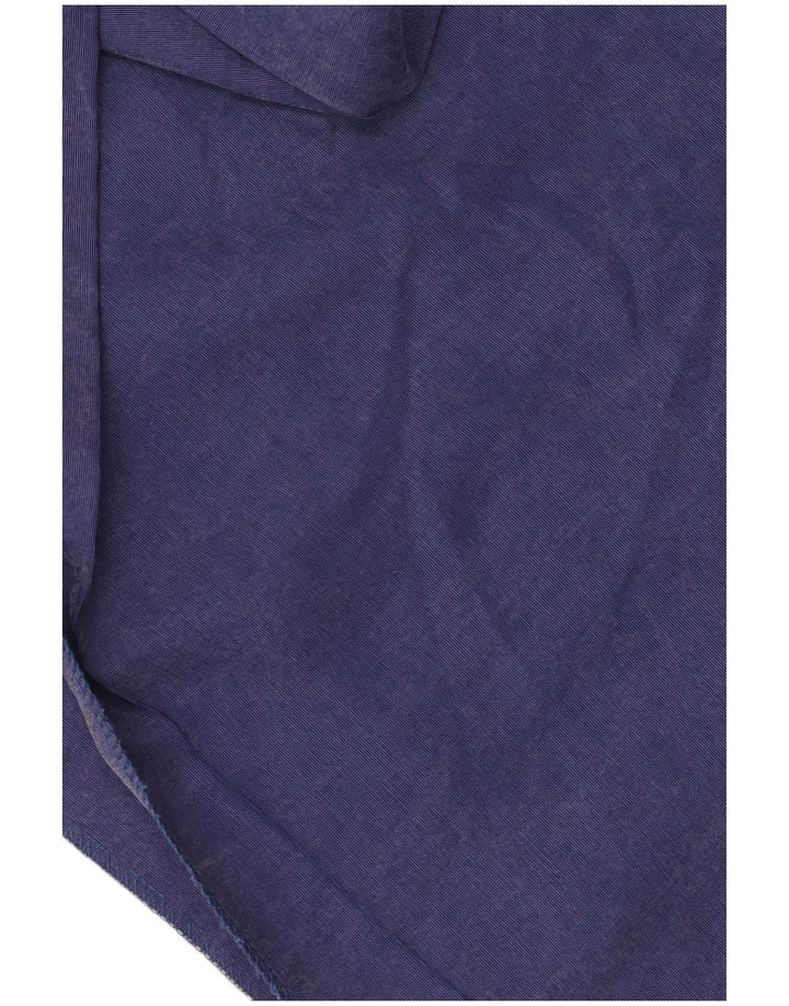 Monsoon Womens Midi Skirt UK 16 Large W32  Blue Viscose