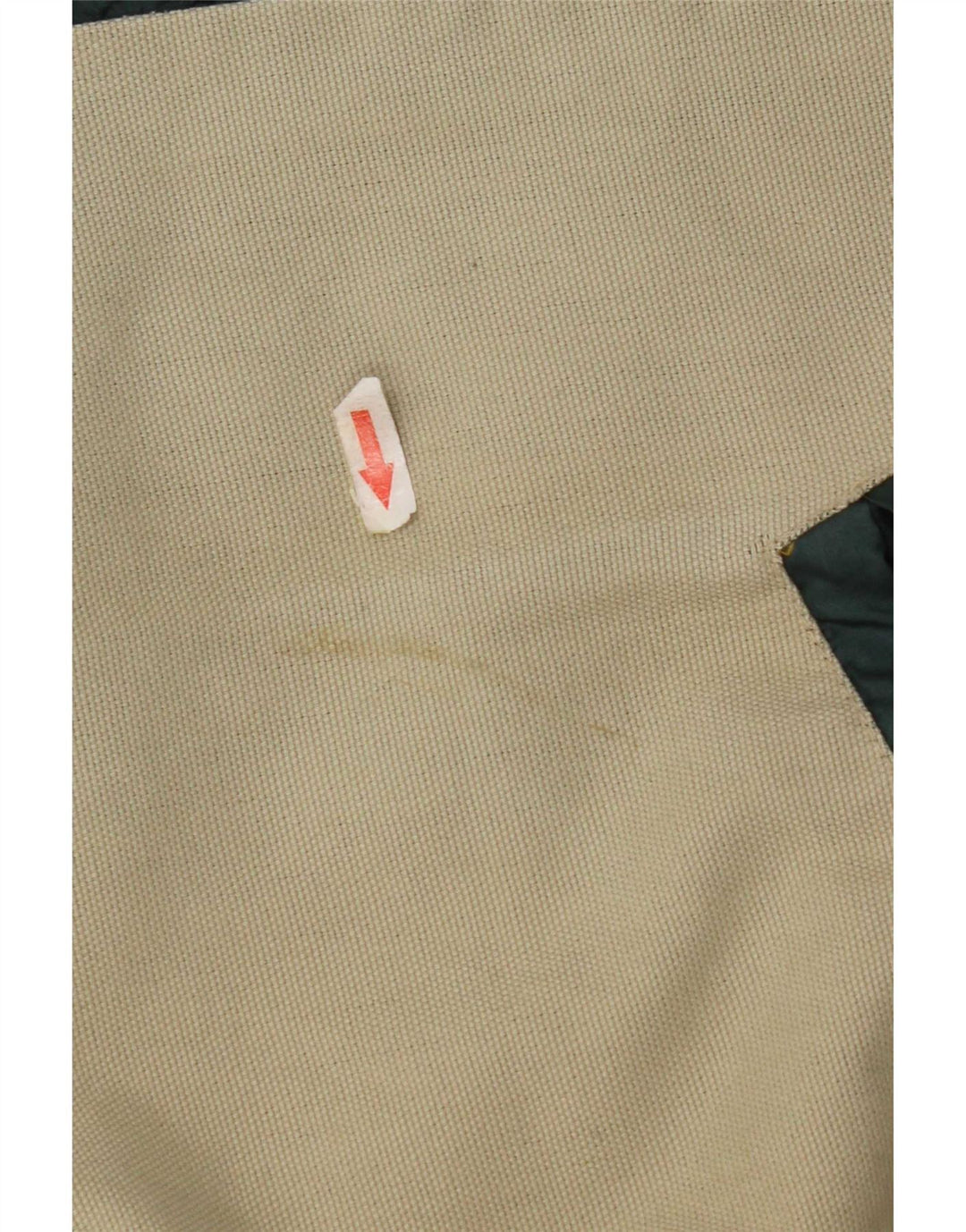 Vintage Mens Bomber Jacket UK 42 XL Beige Colourblock