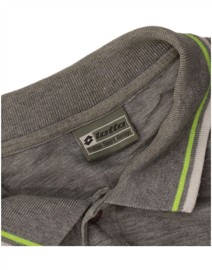 Lotto Polo Homme XL Gris
