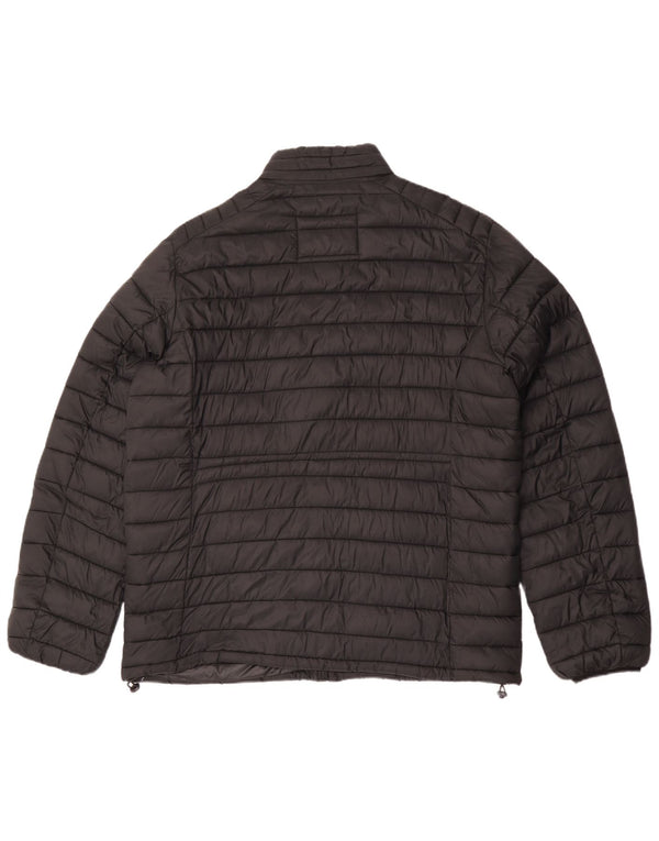 Karl Lagerfeld Mens Padded Jacket UK 40 Large Black Polyamide