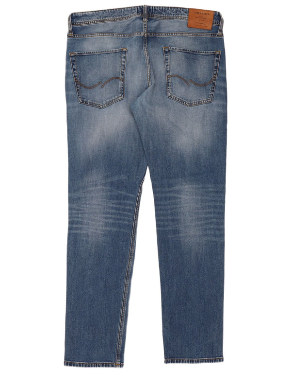 Jeans slim da uomo Mike Comfort Fit Jack & Jones W36 L34 cotone blu