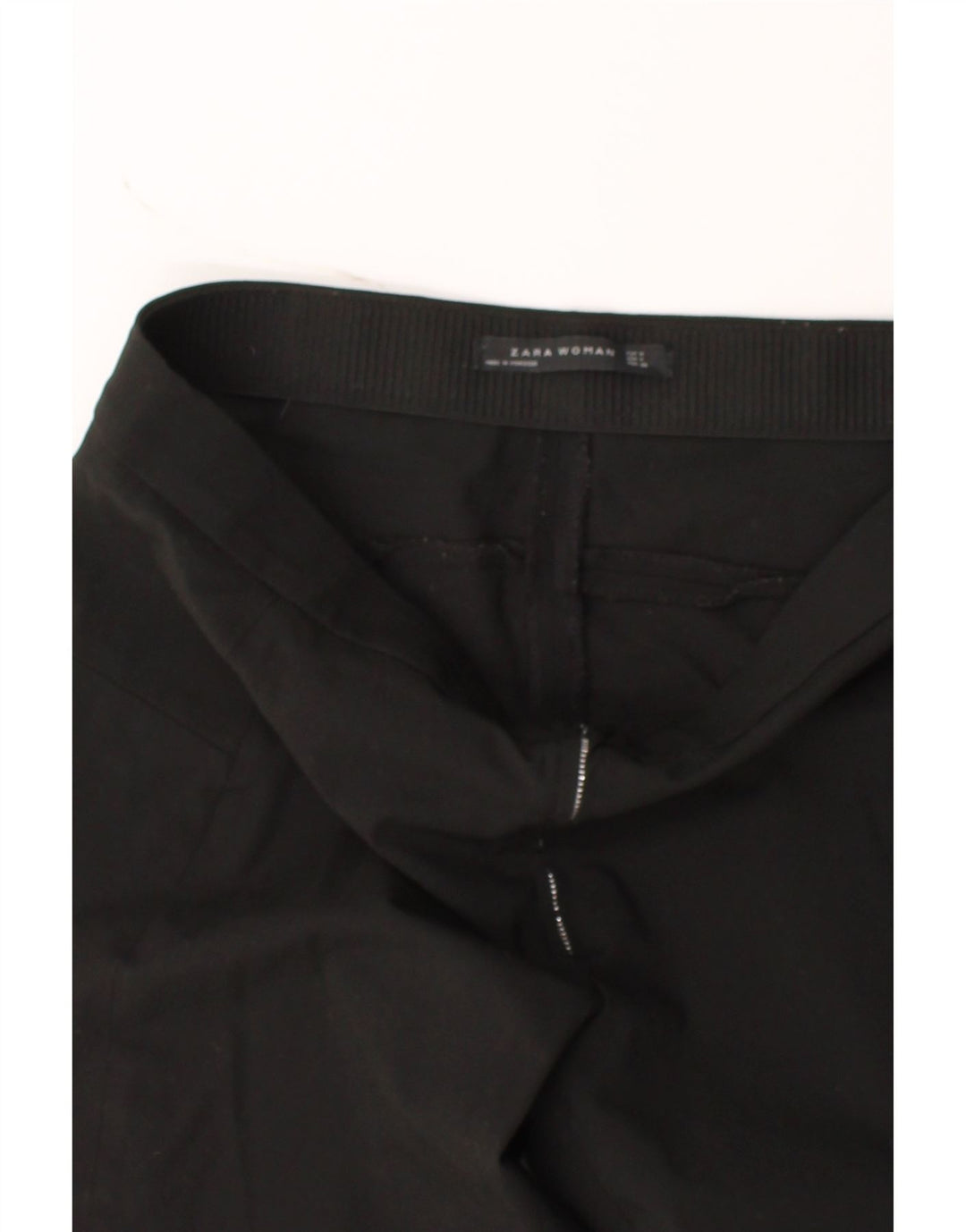 ZARA Womens Slim Casual Trousers Medium W30 L29 Black Vintage Zara and Second-Hand Zara from Messina Hembry 