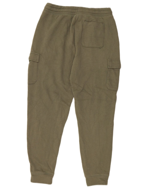 Gap Mens Cargo Calças de treino Joggers Médio Algodão Cáqui