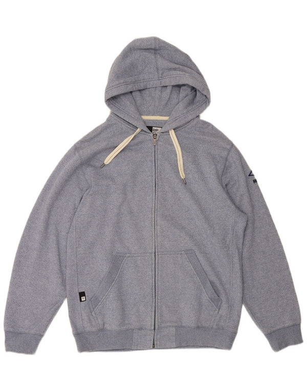 Rip Curl Mens Zip Hoodie Sweater Large Blue Cotton