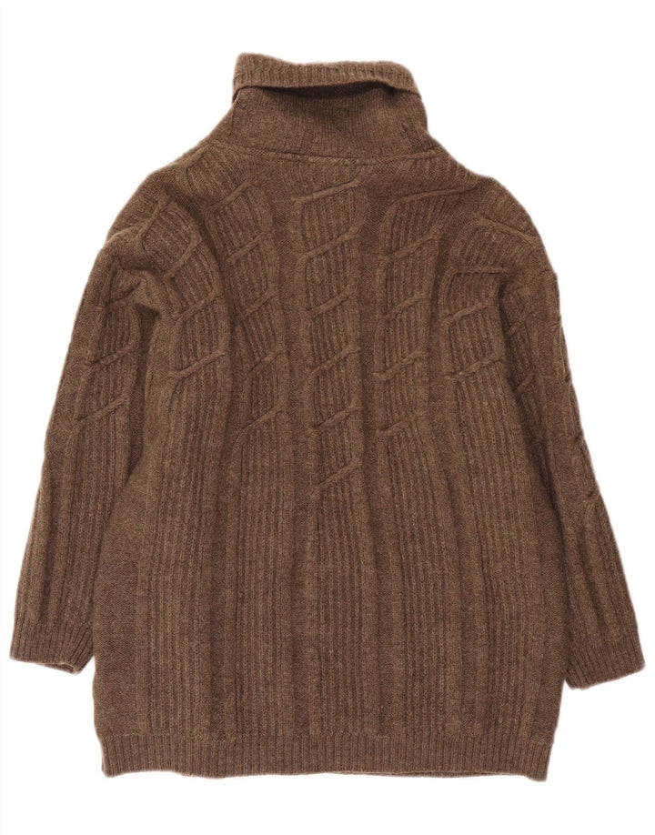Geiger Dame Cardigan Sweater EU 42 Stor Brun Uld