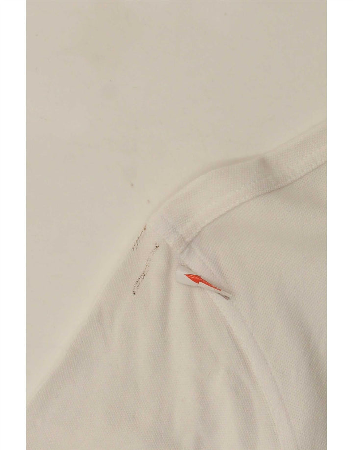 Fred Perry Mens Slim Fit Polo Shirt Medium White Cotton