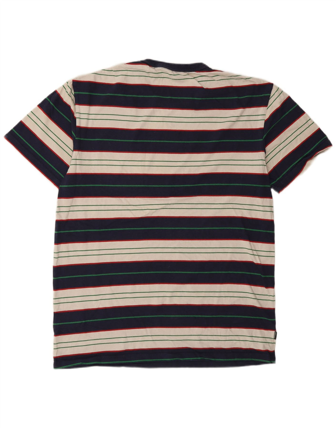 T-shirt da uomo Superdry Top grande in cotone a righe multicolori