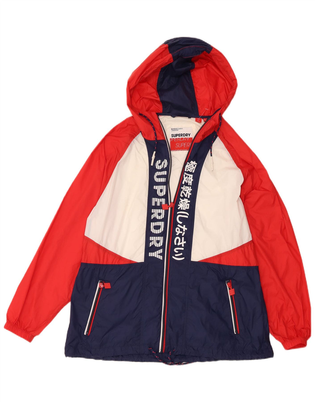 Jachetă de ploaie supradimensionată pentru femei Superdry, UK 10, multicoloră