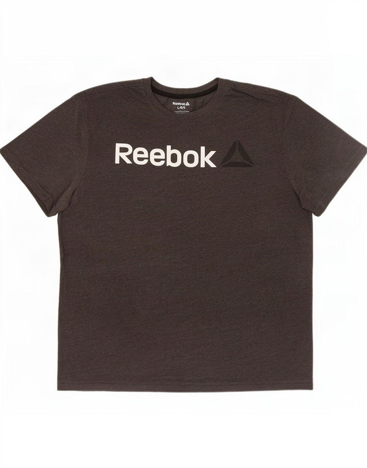 Reebok muška majica s grafičkim motivima, velika siva