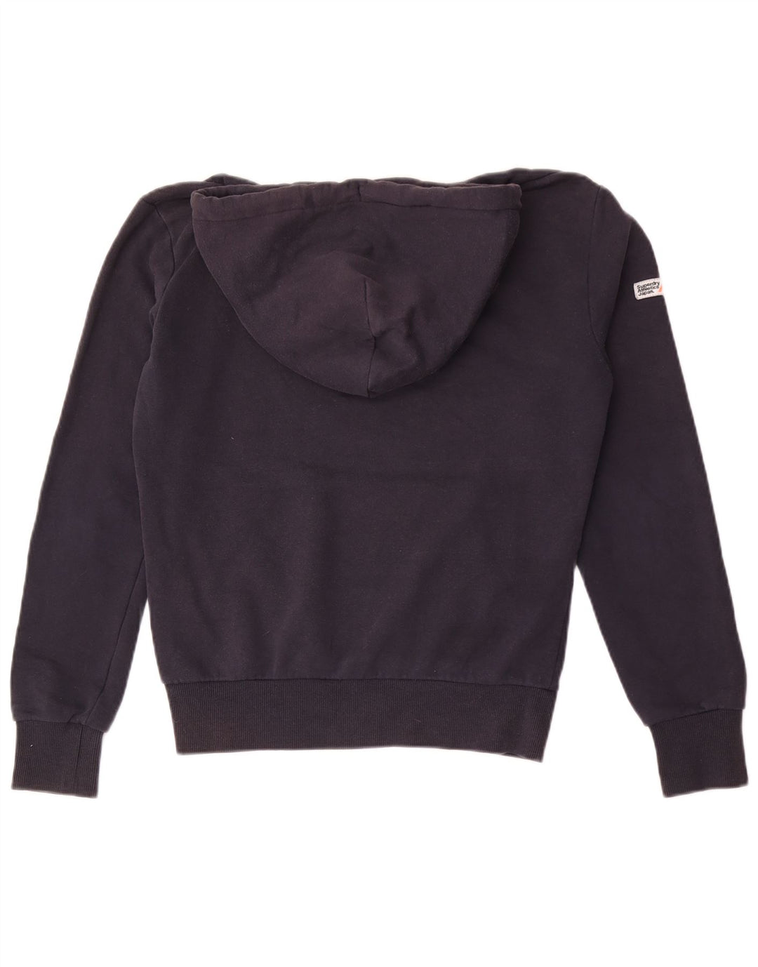 Superdry Mens Hoodie Jumper Small Navy Blue Cotton