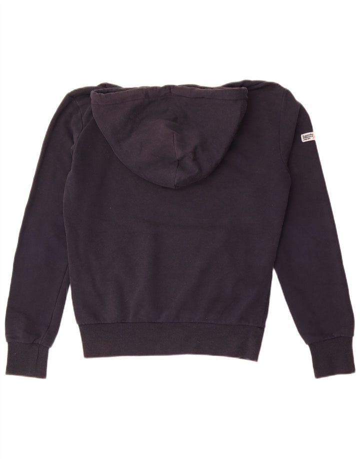 Superdry Mens Hoodie Jumper Small Navy Blue Cotton