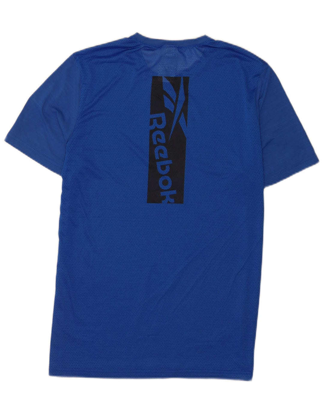 Reebok Mens Tall Graphic T-Shirt Top Large Blue Nylon