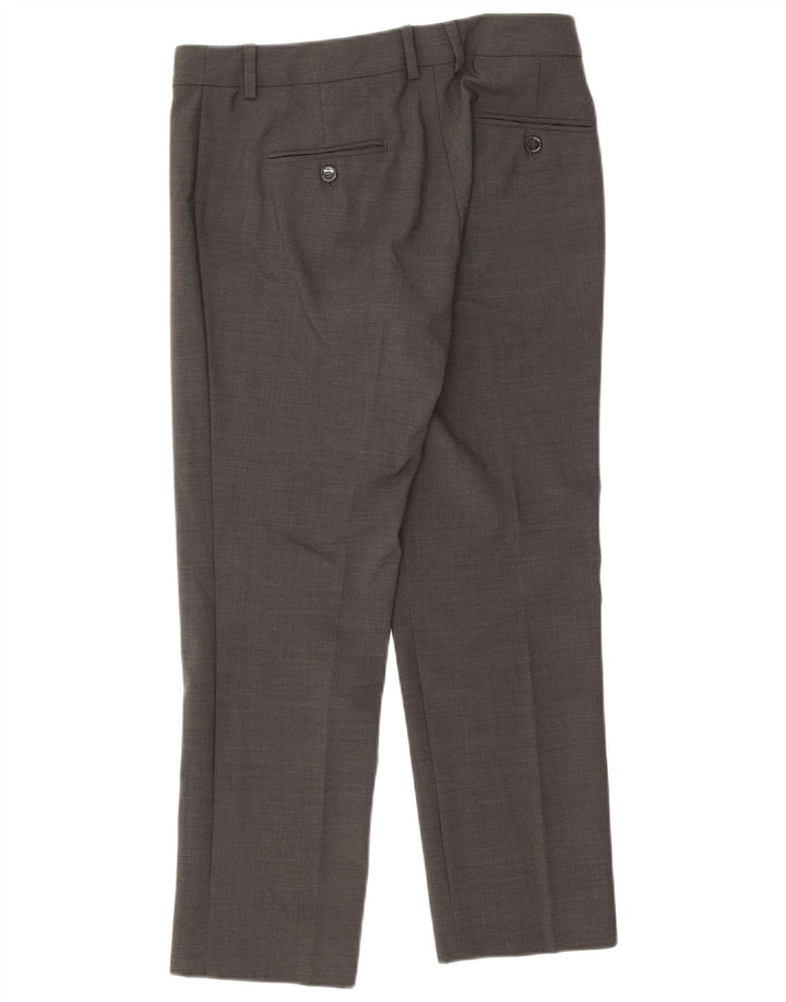 Max Mara Womens Weekend Slim Fit Casual Trousers W26 L26 Grey