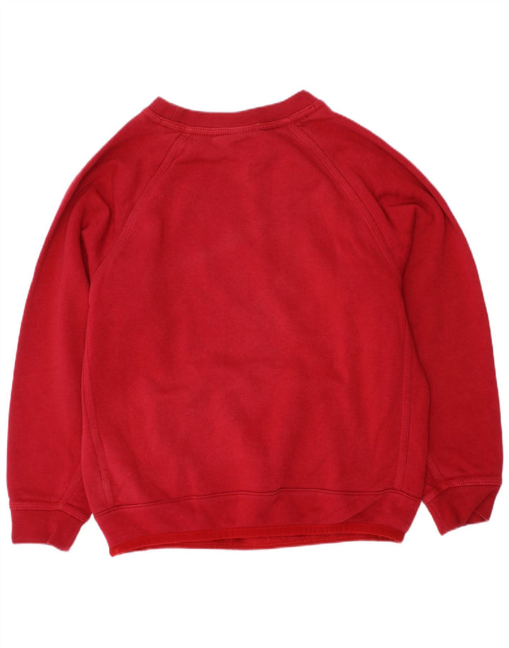 Nike Boys Graphic Sweatshirt Jumper 7-8 Years XL Red Cotton