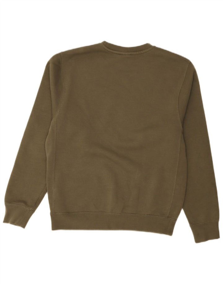 Nike Mens Sweatshirt Jumper XS Khaki Cotton