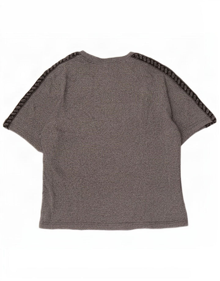 T-shirt grafica da uomo Asics in cotone mélange grigio medio