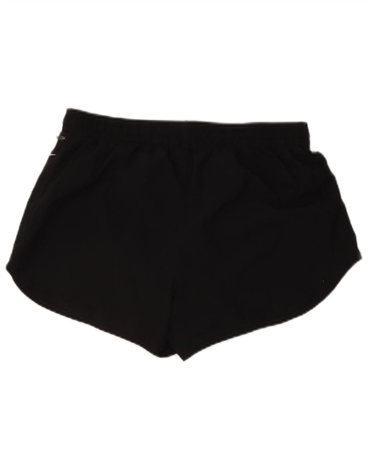 Nike Womens Dri Fit Sport Shorts UK 14 Large Black Polyester