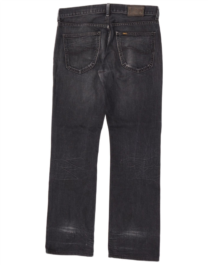 Lee Mens Freeburn Straight Jeans W33 L34 Black Cotton